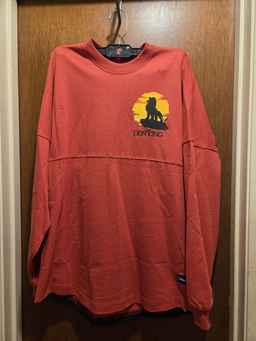 Men's Long-Sleeve Crewneck Shirt - Red